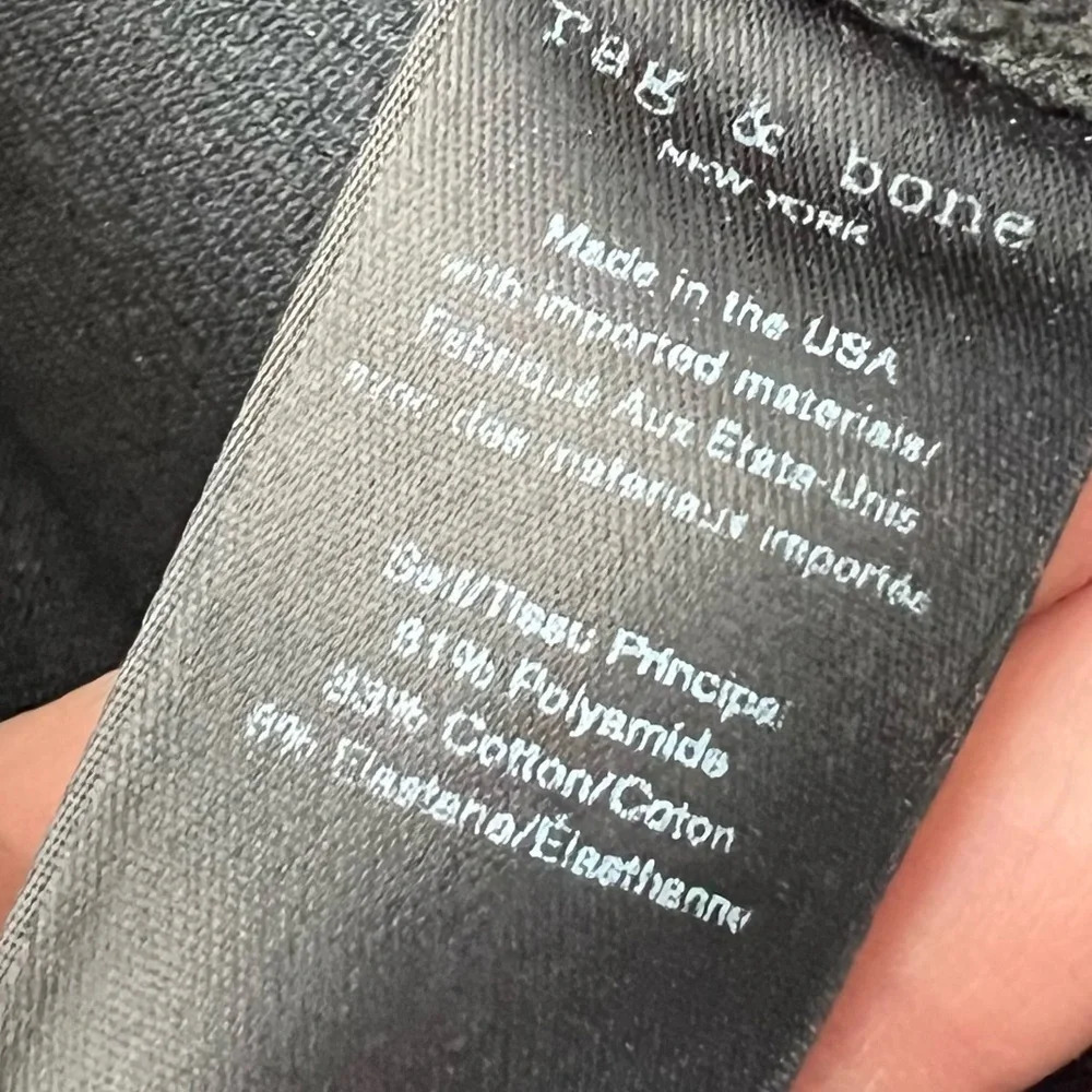 Rag & Bone Simone Leopard Print Zip Pocket Pants … - image 8